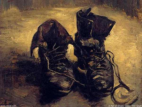 Le scarpe consunte di Van Gogh.